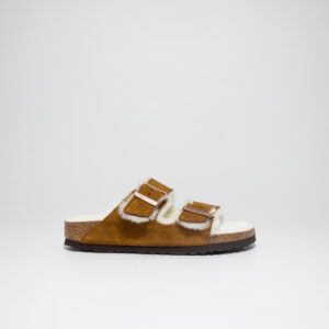BIRKENSTOCK ARIZONA SHEARLING SUEDE LEATHER