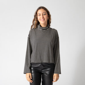 VERO MODA FIONA ROLL NECK SHORT TOP